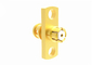 Straight Female SMP RF Connector Brass Gold Plated 50Ohm