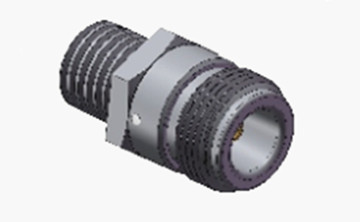 N Female Bulkhead RF Coaxial Connector High Performance for Communication