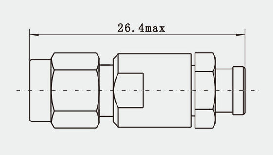 18GHz Female 50Ω Microstrip Mini SMA RF Connector