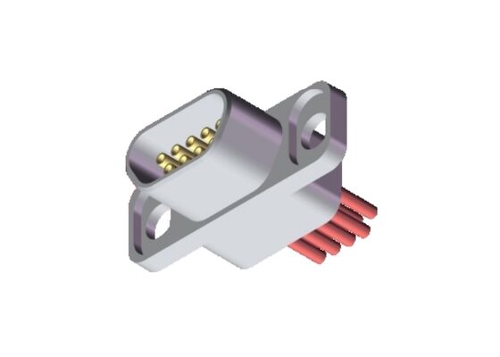 Micro Rectangle MDM D Sub 9 Pins Connector Hermetic Sockets