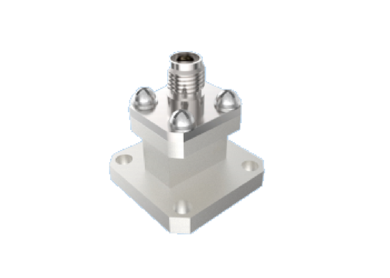 BJ220/WR 42 Waveguide to 2.92mm K Type Adapter 18GHz~26.5GHz End Launch Aerospace RF Connectors Using for K Band