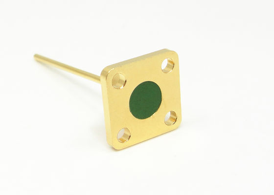4 Holes Flange Glass To Metal Seal Connectors 1 Pin With High Stability JMC-1557