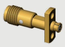 2 فتحات فلنج مونت SMA إمرأة / جاك إلى SMP إمرأة / جاك مكيّفات تصل إلى 18GHz