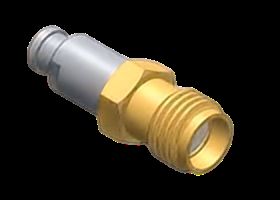 موصل متحد المحور RF SMA أنثى مستقيم مطلي بالذهب موصل كابل تجعيد لكابل RG316 تردد يصل إلى 3 جيجاهرتز