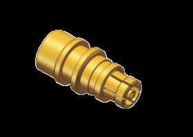 50Ω SMPM Male RF Connector 0.3MHz-40GHz 170V for RG405