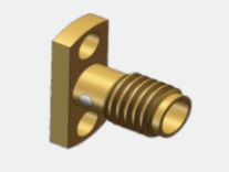 موصل محوري RF أنثى SSMA من الفولاذ المقاوم للصدأ مع موصلات من سبائك النحاس وعوازل PTFE لأداء عالي التردد