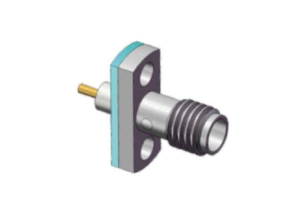 عازل المياه من الفولاذ المقاوم للصدأ فلنج جبل SSMA ربط RF 18GHz مع حلقة الختم للبيئة القاسية