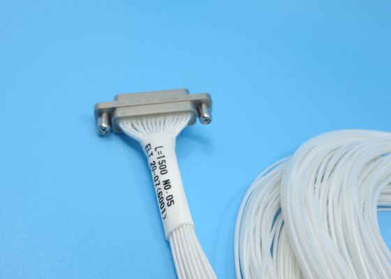 J30J سلسلة المرفق مستطيل 37 الاتصالات الذكور وصلة مع طول السلك 1500mm لنقل الإشارة