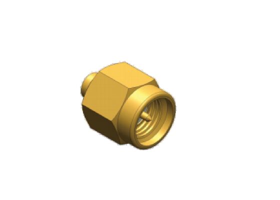 SMA RF Connector 18GHz القابس الذكور لـ RG405 .086 ، 2# كابل شبه جامد / مرن مع مقاومة رش الملح