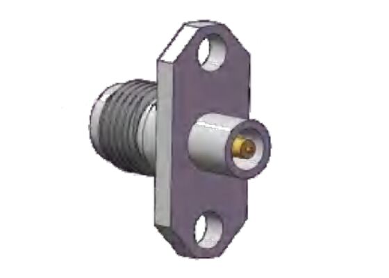 قشرة SS 40GHz 2.92mm ربط RF K سوكت فلنج جبل فتحة المسافة.480 بوصة (12.2mm)