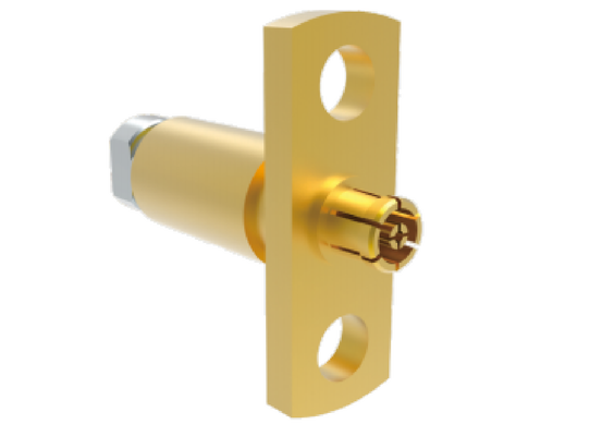 50Ω 50 جيجا هرتز SMPM أنثى شفة جبل موصلات RF الفضائية التزاوج لكابل منخفض الخسارة .086