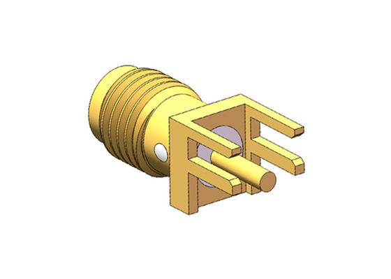 DC إلى 18 جيجا هرتز PCB Mount SMA RF موصل أنثى جاك لحام