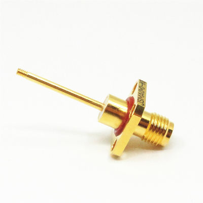 SMA أنثى محكم إغلاق شفة RF موصل إنهاء خط نقل Microstrip